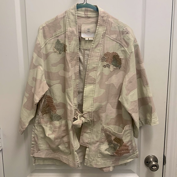 Anthropologie Pink Camo Jacket - Picture 2 of 6
